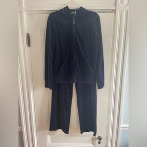 Lauren Ralph Lauren Women’s Navy Blue Track Set